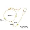 Gold-Plated Double Layer Thin Chain Stainless Steel Hand Chain Jewelry