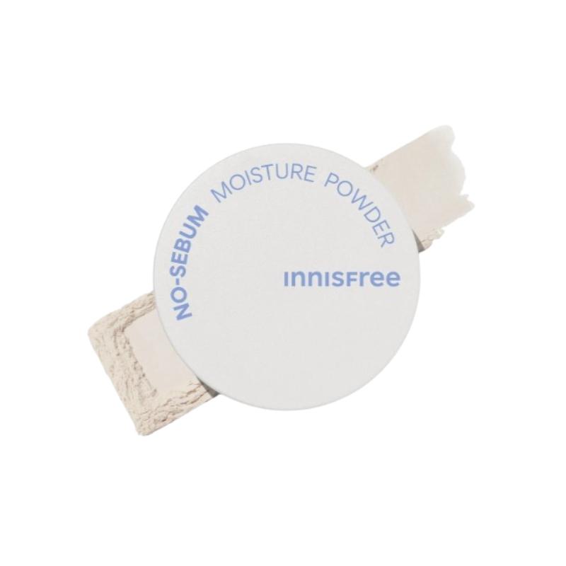 Innisfree No-Sebum Moisture Powder 5g | Hydrating Oil Control Loose Powder for Dry & Combination Skin