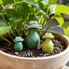 Whimsical Frog Garden Statue Cute Big Mouth Frog Figurine with Goofy Expression for Patio Lawn Yard Balcony Porch Outdoor Indoor Decor