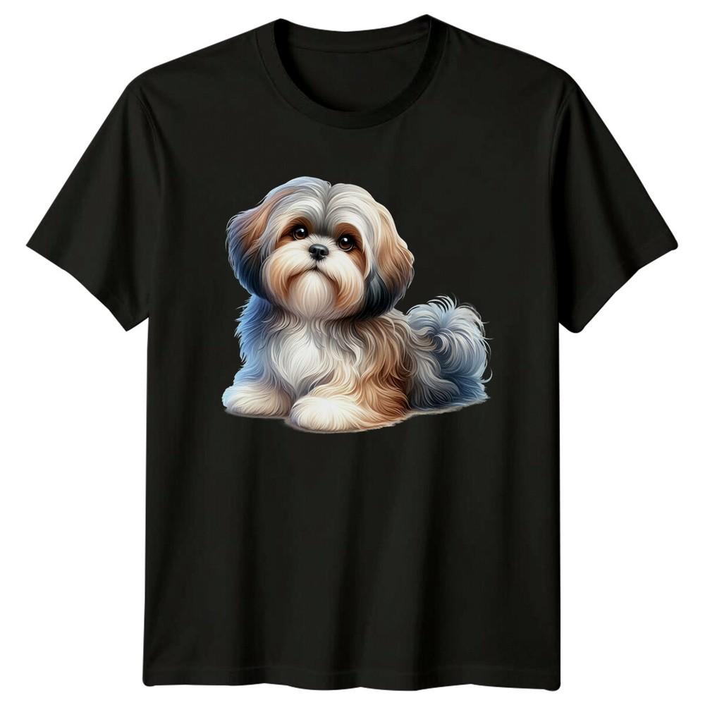 Shih Tzu Dog Lover Portrait Graphic T-Shirt