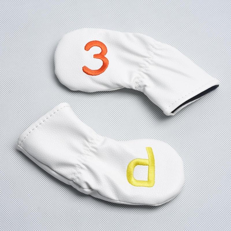 Waterproof Golf Putter Covers, Golf Iron Head Covers PU Leathers Golf Club Covers Iron Headcovers, Golf Club Head Covers