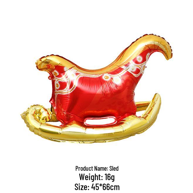 

Алюминиевая фольга Рождественские воздушные шары: Украшения Снеговик, Санта, Елка и Олень