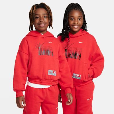Nike Sweatshirt Culture Of Basketball Letter Print Fleece Lined Hooded L