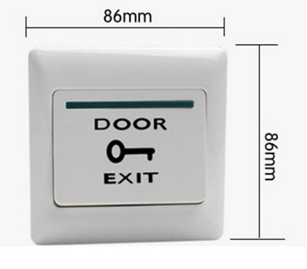 

Stainless Steel Touch Exit Button: 86 Type, Concealed Mount, Aluminum Alloy, NO/NC for Door Access Control