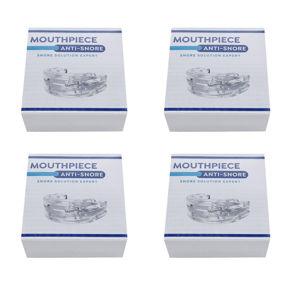 Langlebige und sichere 1/2/3/4/5 Stück Anti-Schnarch-Zahn-Bruxismus-Beißschiene Verbessert Schlaf Zähneknirschen Schlaf und Apnoe Schnarchgerät Stoppt Schnarchen