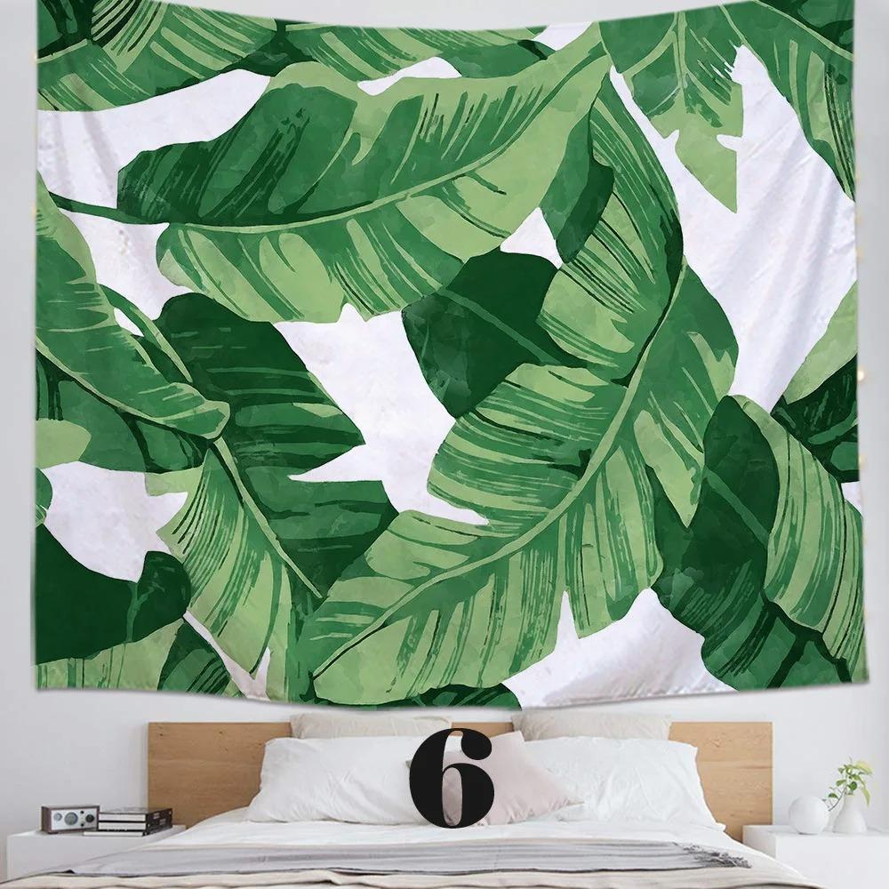 Watercolor Painting Floral Decorative Tapestry Home Wall Living Room Office Decorative Tapestry