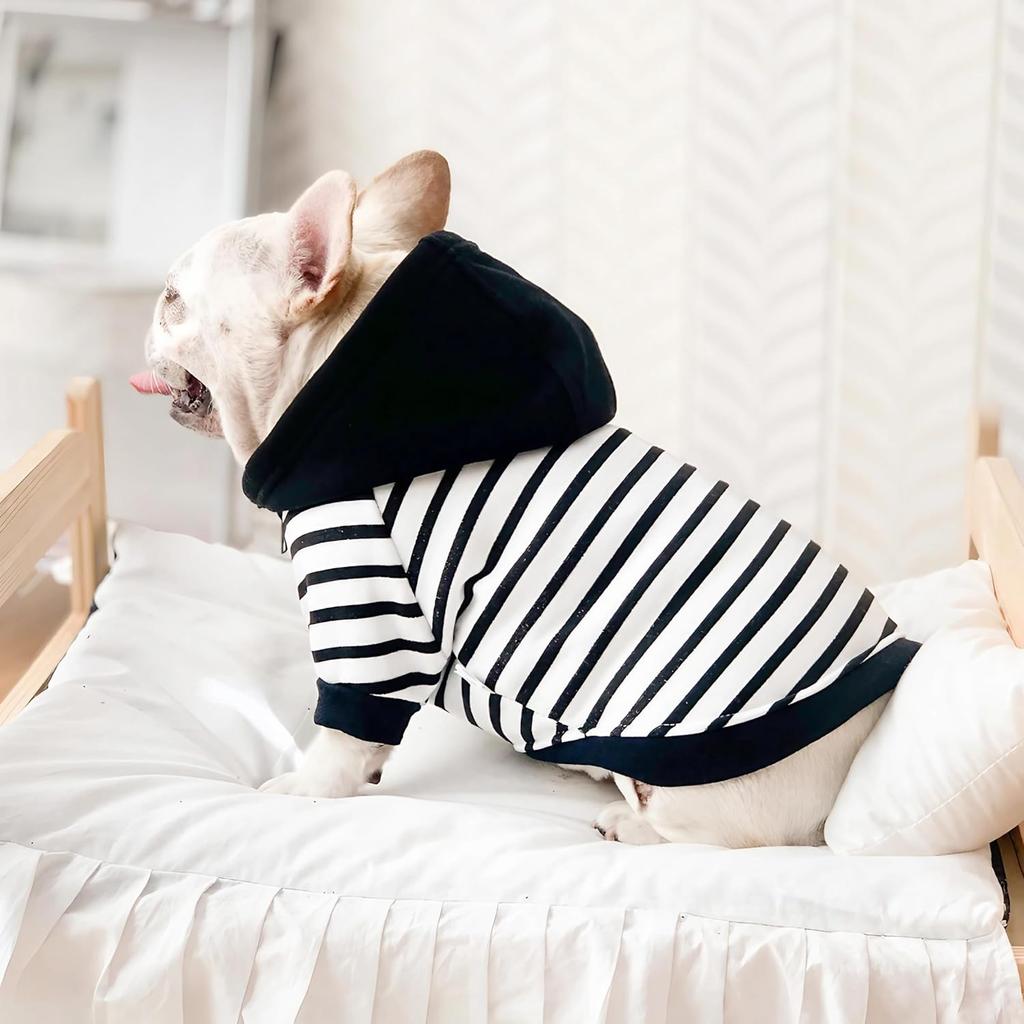 Dog Sweaters for Medium Dogs Boy French Bulldog Clothes,Frenchie Clothes Dog Fleece Sweaters Winter Coat Pet Sweatshirt Hoodie Medium Sized Halloween