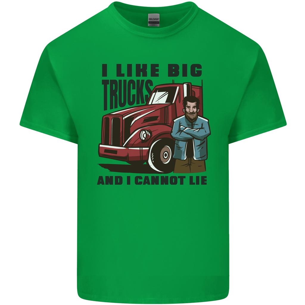Lorry Driver I Like Big Trucks I Cannot Lie Trucker Unisexs Light Cotton Tshirt
