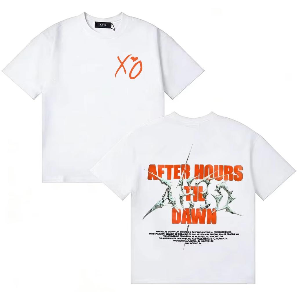 Summer Hot Sale The Weeknd After Hours Til Dawn 2026 World Tour Fashion Hip Hop Men Women Short Sleeve T-shirt