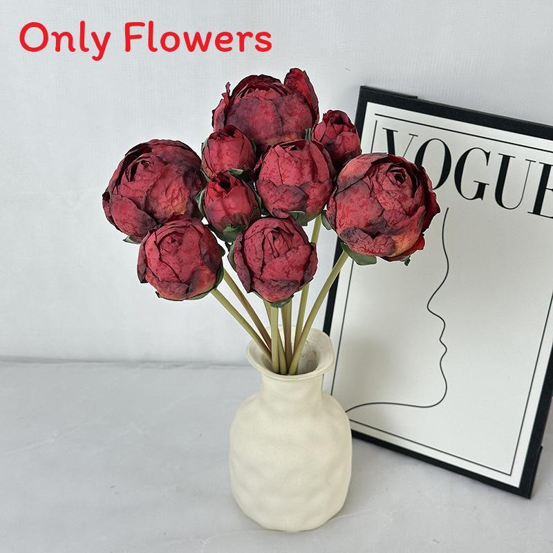 Peony Artificial Flower Bouquet For Wedding Photography And Home Decor