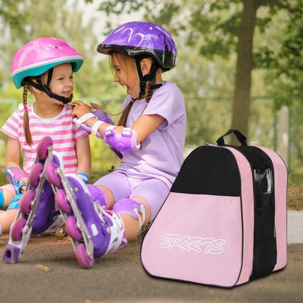 Large Capacity Roller Skates Bag Breathable Skating Shoes Case Ice Skating Bag  Inline Skates