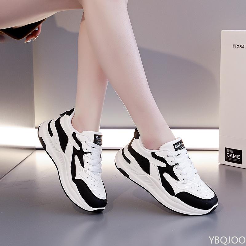 Fashion Women's Fashionable Versatile Spring Autumn Flat Thick Shoes Spring New Casual Comfortable Sports Shoes Breathable Sneakers