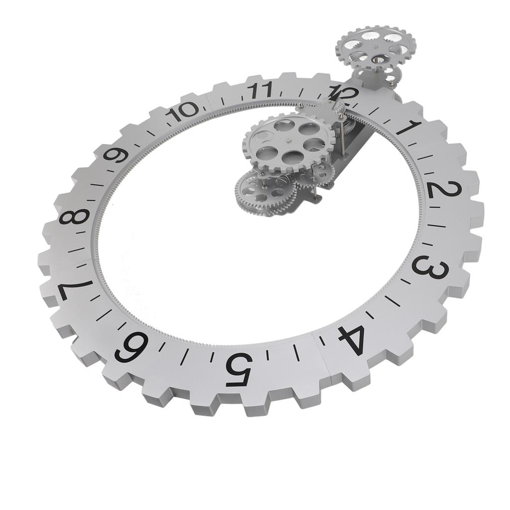 3D Bewegliche Gr Uhr Retro Große Hängende Gr Uhr Mechanisches Stundenrad Wandkunst Dekorationsuhr
