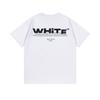 9059 Off-White Kolekce Jaro/Léto 2025 Vzor neúplného písmena Kulatý výstřih S kapucí Krátký rukáv Tričko pro muže a ženy