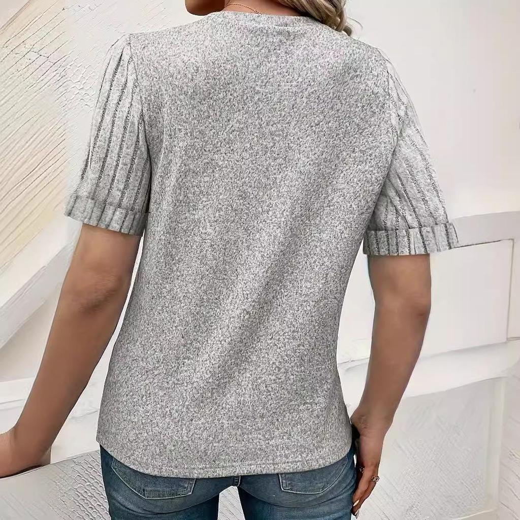 2024 Women's Spring Solid Color Simple Pullover Sweater