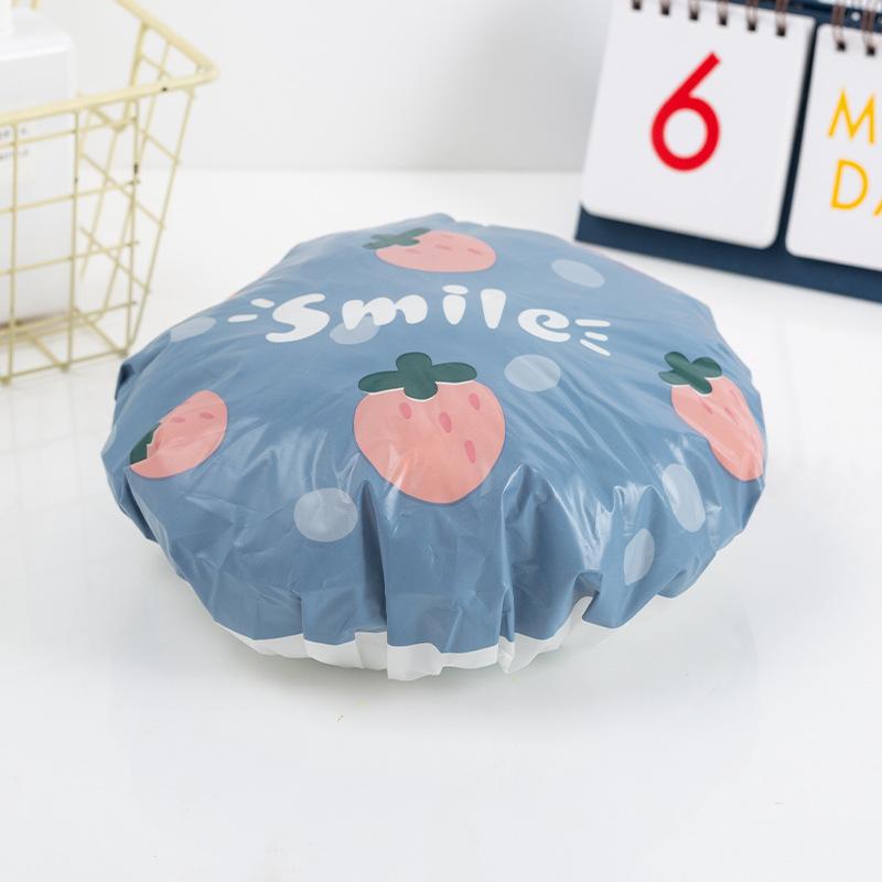 Waterproof Bathroom Shower Cap Thicken Elastic Bath Hat Hair Cap for Women Beauty Hair Salon Dot Products Bathroom Accessories