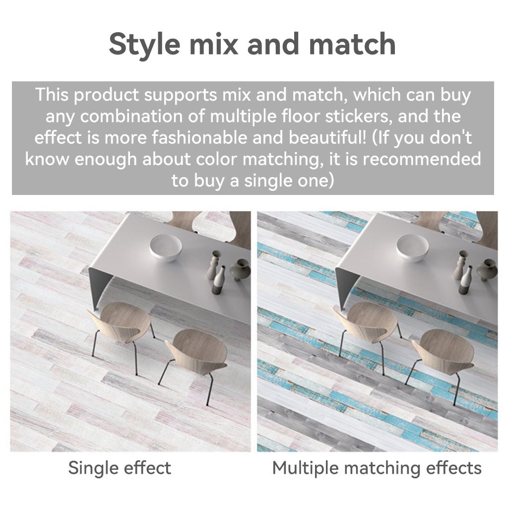 Self Adhesive Tile Floor Wall Sticker Paper DIY Home Kitchen Room Decor Vinyl