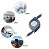 PD 60W USB C Retractable Fast Charging Cable for Macbook Type C Mobile Phone Switch Tablets and More Devices