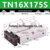 Double Shaft Pneumatic Cylinder with Dual Piston Rods TN10-40