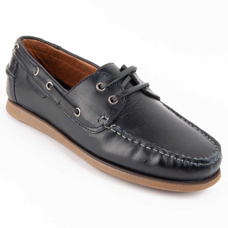 Men's Leather Boat Shoe. Purapiel Puranautic7 102732