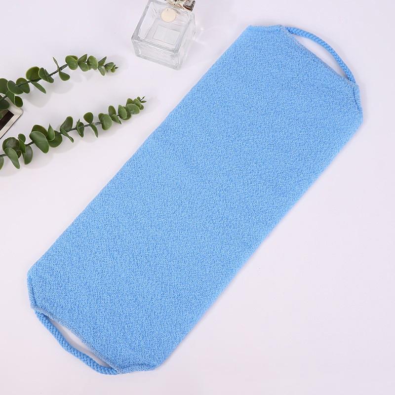 High Elasticity Frosted Long Shower Towel Shower Body Brush Bathing Massage Back Body Exfoliating Bathroom Wash Brush Bath Tools