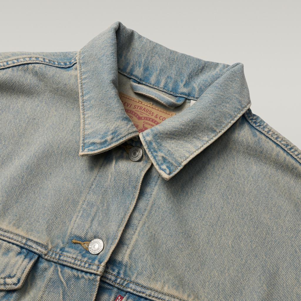Levis American Vintage Casual Wash Solid Loose Comfortable Classic Denim Jacket Women jackets A3472-0011