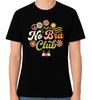 No Bra Club Retro Floral Feminist Unisex Graphic T-Shirt Free Spirit Boobs Tee
