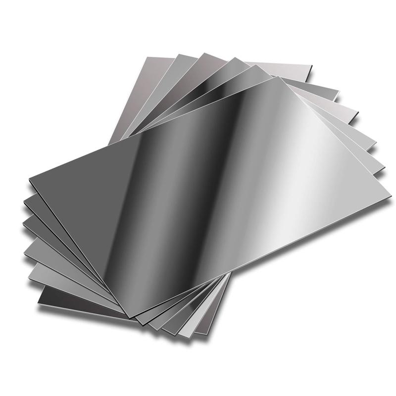 4/8/16Pcs Self-adhesive Acrylic Mirror Bathroom Shower Makeup Anti Fog Mirror Home DIY Decoration Tile Shaving Mirror Sticker