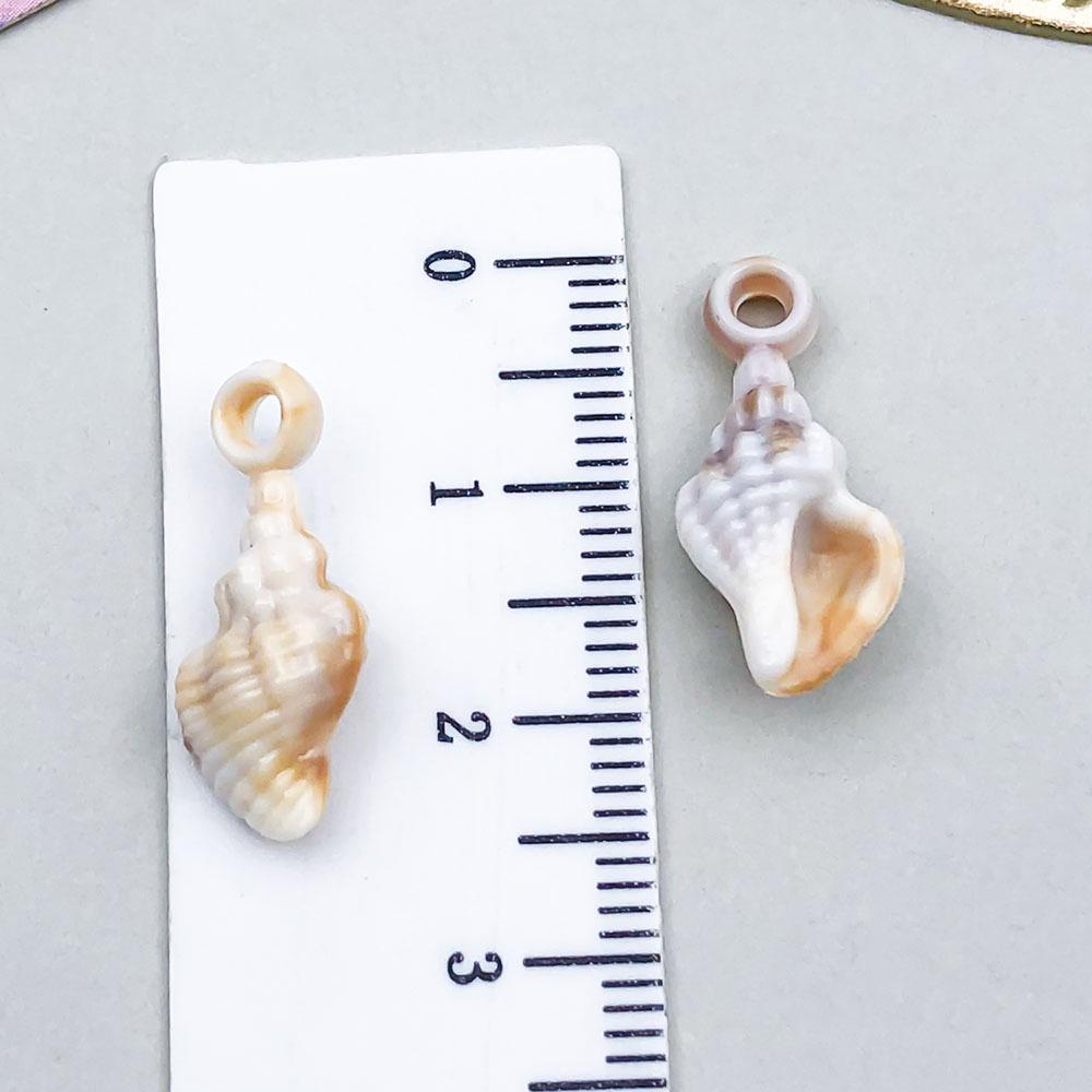New Acrylic Ocean Conch & Starfish Pendant Charm for DIY Bracelets & Necklaces
