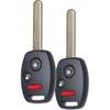 MechanMagic 2PCS Key Fob Remote Replacement Fits Honda CR-V 2007 2008 2009 2010-2013/CR-Z 2011- 2014 2015/Fit/ight/Accord Coupe/Crosstour MLBHLIK-1T
