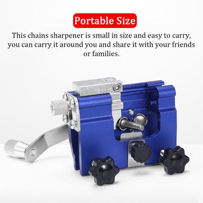 Ruční přenosná hliníková slitina Řetězová pila Řetězy Broušení Nástroj Manuální Sada nástrojů na ostření řetězů