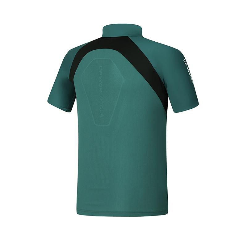 New FILA Polo Shirts Men's Dark Iron Green A11M425115FGN