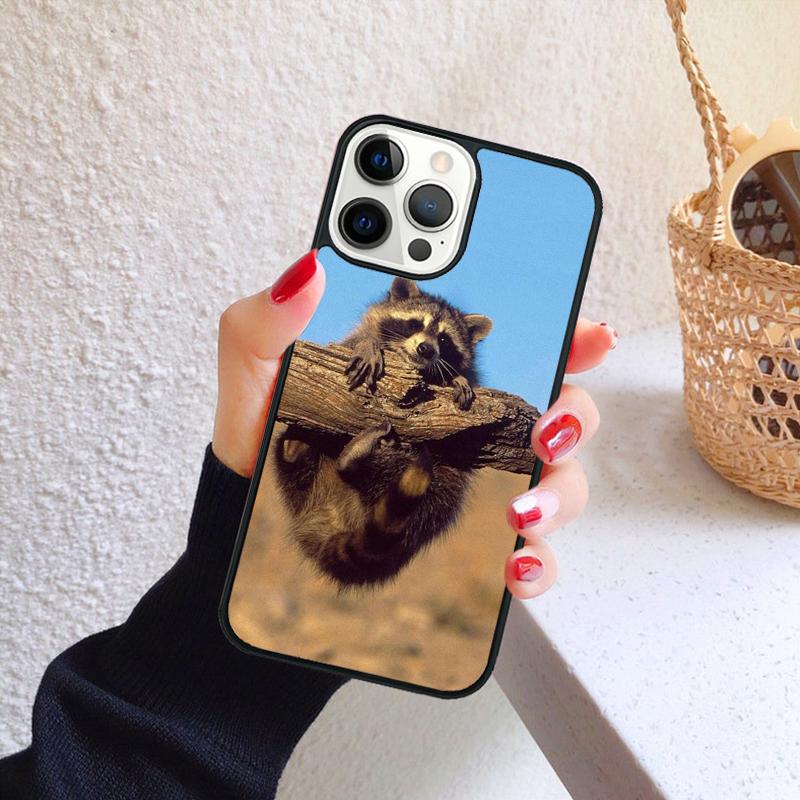Kawaii Baby Raccoons Racoons Phone Case for iPhone 17 Air 16 Coque 15 14 12 13 PLUS 11 PRO MAX Back Cover Fundas Shell