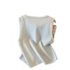 Sleeveless Beaded Knit Vest - Women's Stylish Summer Slim-Fit Top