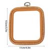 ABS rubber Retro imitation wood square embroidery frame Household Craft Embroidery Set Sewing Accessories auxiliary tools