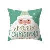 Christmas Decoration Merry Print Pattern Cushion Cover Home Living Room Sofa Pillow