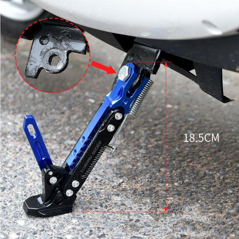 Adjustable CNC Metal Motorcycle Foot Bracket Bicycle Metal Foot Bracket Durable Corrosion Resistant Holder Stand Accessories