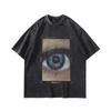 Trendy Brand Men'S High Street Personalized Printing Long-Sleeved T-Shirt Retro Pure Cotton Crew Neck Sweater For Men And Women