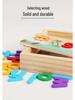 Children's Wooden Spelling & Matching Puzzle: Early Learning & Letter Recognition Toy