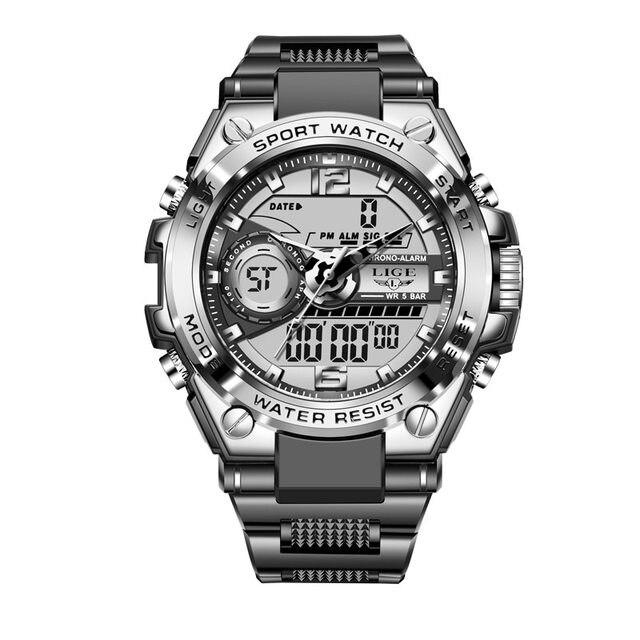 Men Military Watch Digital 50m Waterproof Wristwatch LED Quartz Clock Sport Watch Male Big Watches Men Relogio Masculino