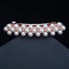 Hair Accessories Rhinestone Bow Hair Clip, Adult Pearl Horizontal Clip, Ponytail Clip, Top Clip, Spring Clip, Small Pearl Hair Clip