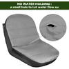 Tractor Seat Cover, 600D Oxford Cloth Waterproof Lawn Mower Seat Protector, Universal Riding Mower Seat Cover with Pocket for 12.5”-14”H Seats