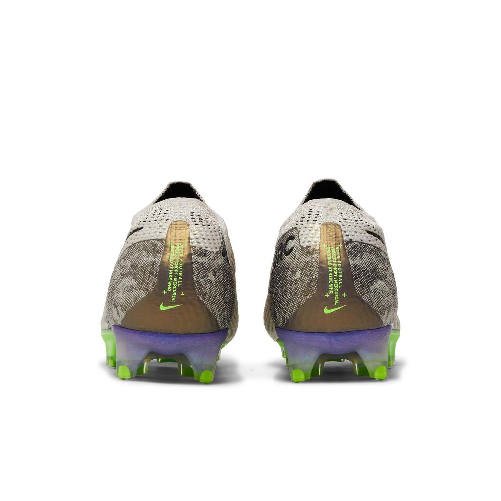 Nike Mercurial Vapor 13 Elite FG 'Desert Sand' (Unisex) Desert Sand / Psychic Purple / Electric Green / Black Soccer Shoes AQ4176 005