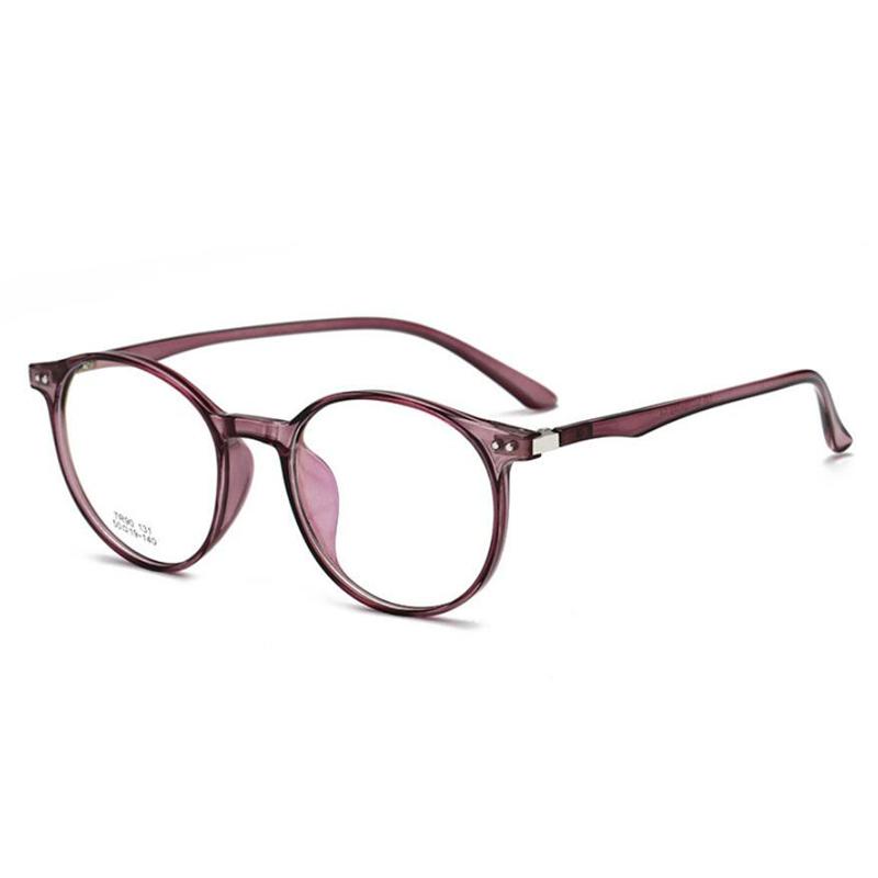 Leopard Frame Vintage Round Computer Glasses Blu-ray Blocking Myopia Eyewear Prescription 0 to -6 0