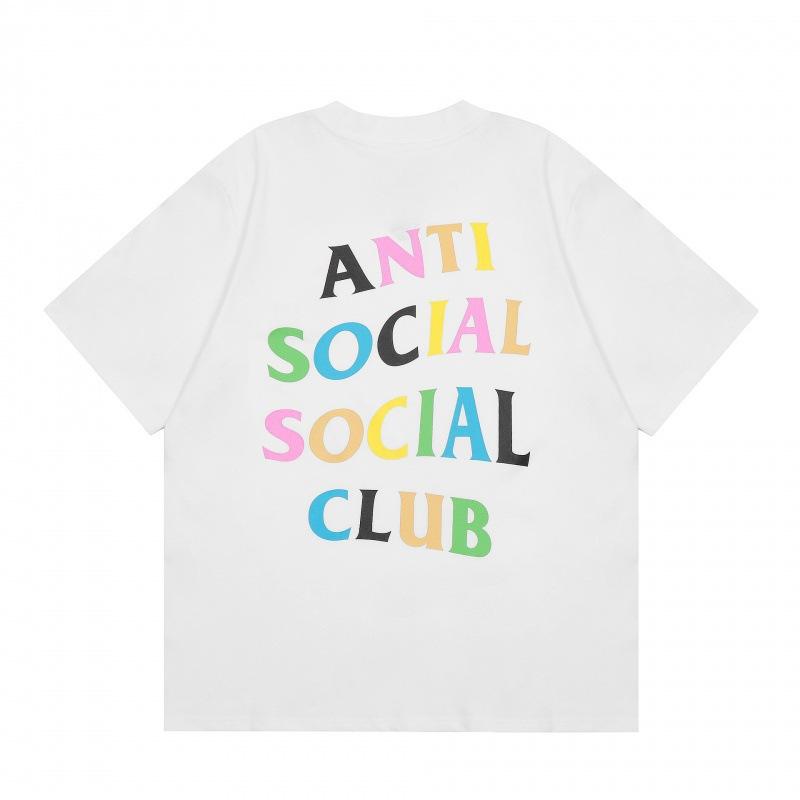 GUOYAN TOP Nieuwe 2026 ASSC Letterprint Ronde Crewneck Korte Mouw Unisex ASSC T-shirt Straatmode Katoen Losse Pasvorm Jeugd Mode T-shirt 4XL