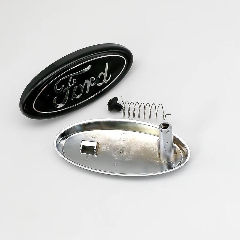 1Pc For Ford Mondeo Focus Fusion MK2 MK4 F150 F250 Emblem 14.5cm Car Front Head Hood Bonnet Logo Rear Trunk Badge Sticker