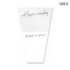 Bolsa de Papel de Cuero Impermeable para Embalaje Floral, Arte Floral, Embalaje de Flores Frescas, Bolsas Múltiples, Envoltura de Regalo Universal, Joyería