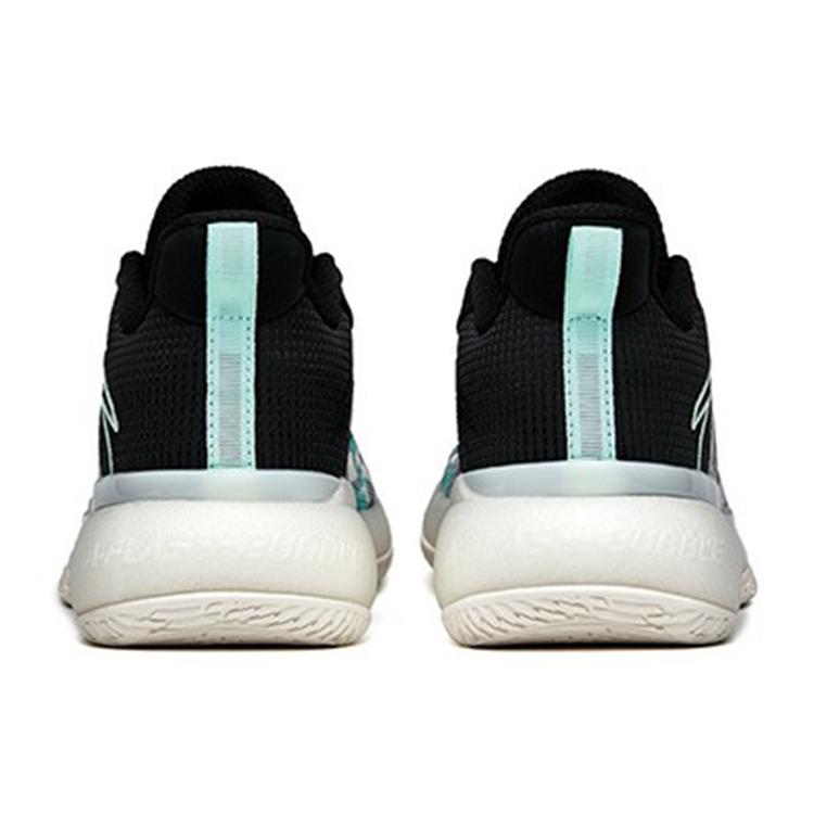 New Anta Cushioning Anti Slip And Wear Resistant Low Top Performance Basketball Shoes Men's White Green Black 112211615-4