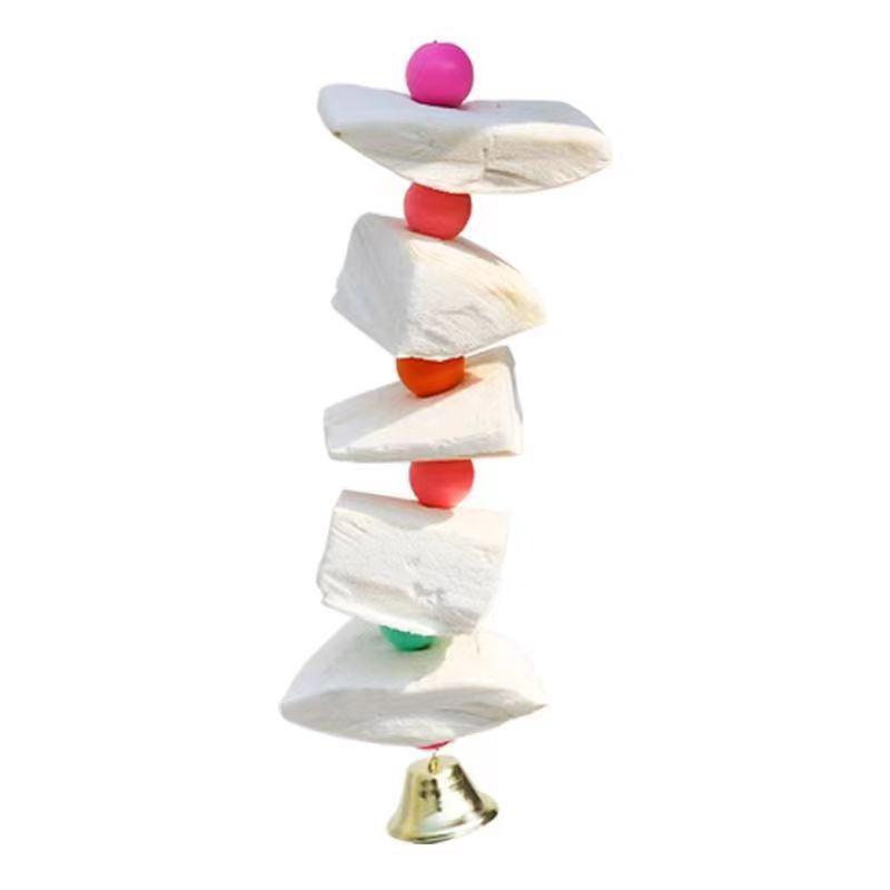 Cuttlebone Skewers: Calcium-Rich Bird Food & Chew Toys for Cockatiels, Parakeets, & Squirrels - Free Shipping