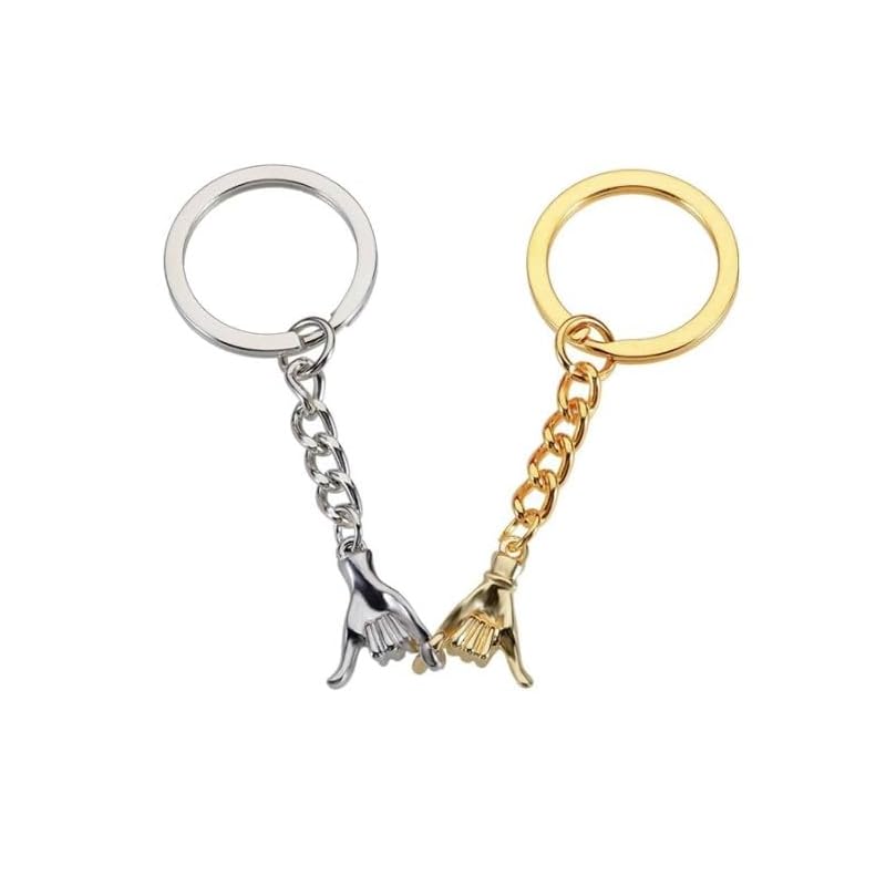 

[villageriver] Pair goods couple Popularity pair keychain matching keychain animal (finger cut)
